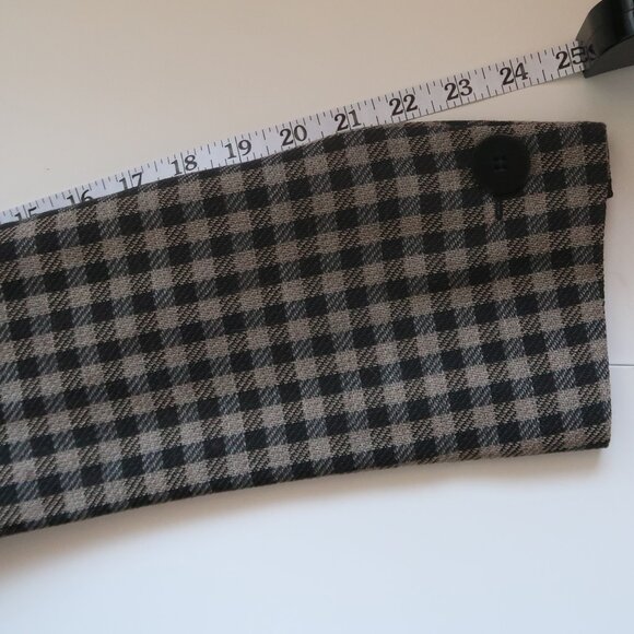 Giorgio Armani Collezioni Wool Blazer Jacket Luxury Checkered Plaid Designer 40 - Picture 13 of 14